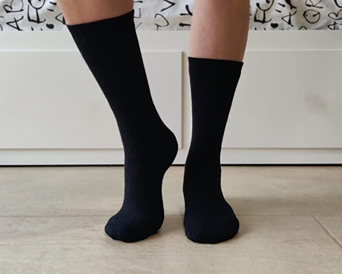 DIVABONNA 6 Pares Calcetines Lana Térmicos para Mujer y Hombre - Rizo Interior