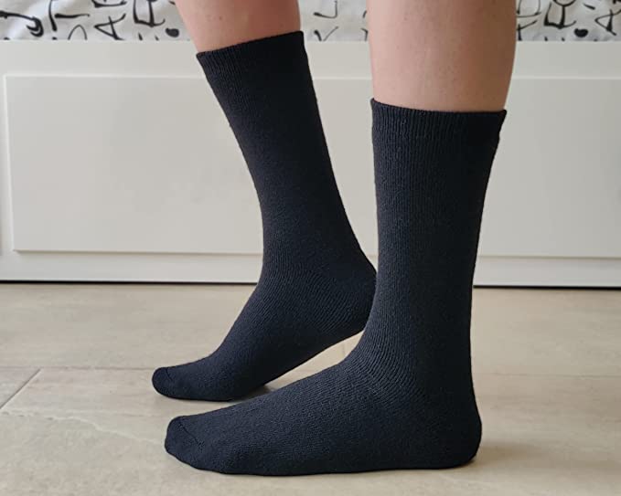 DIVABONNA 6 Pares Calcetines Lana Térmicos para Mujer y Hombre - Rizo Interior