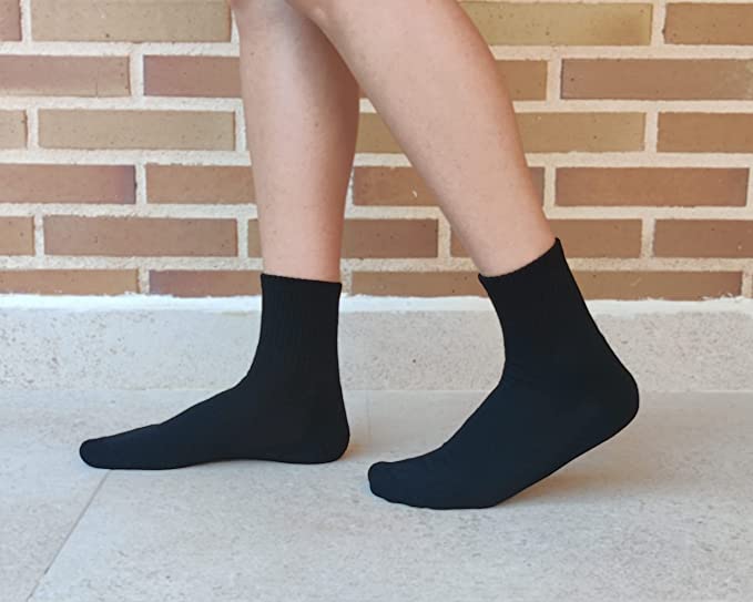 DIVABONNA 6 Pares Calcetines Deporte Hombre y Mujer