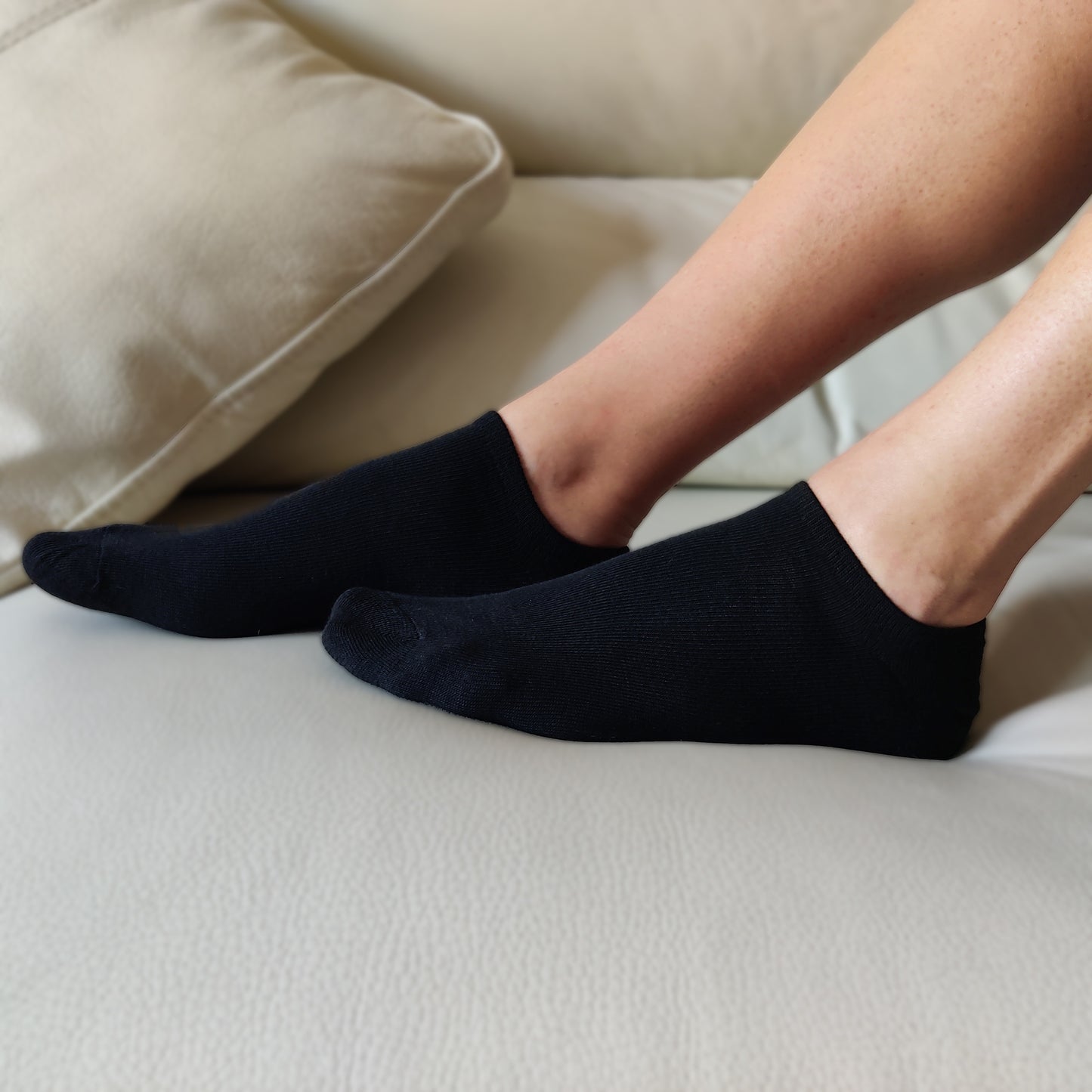 DIVABONNA Pack 12 Pares Calcetines Tobilleros Hombre Mujer