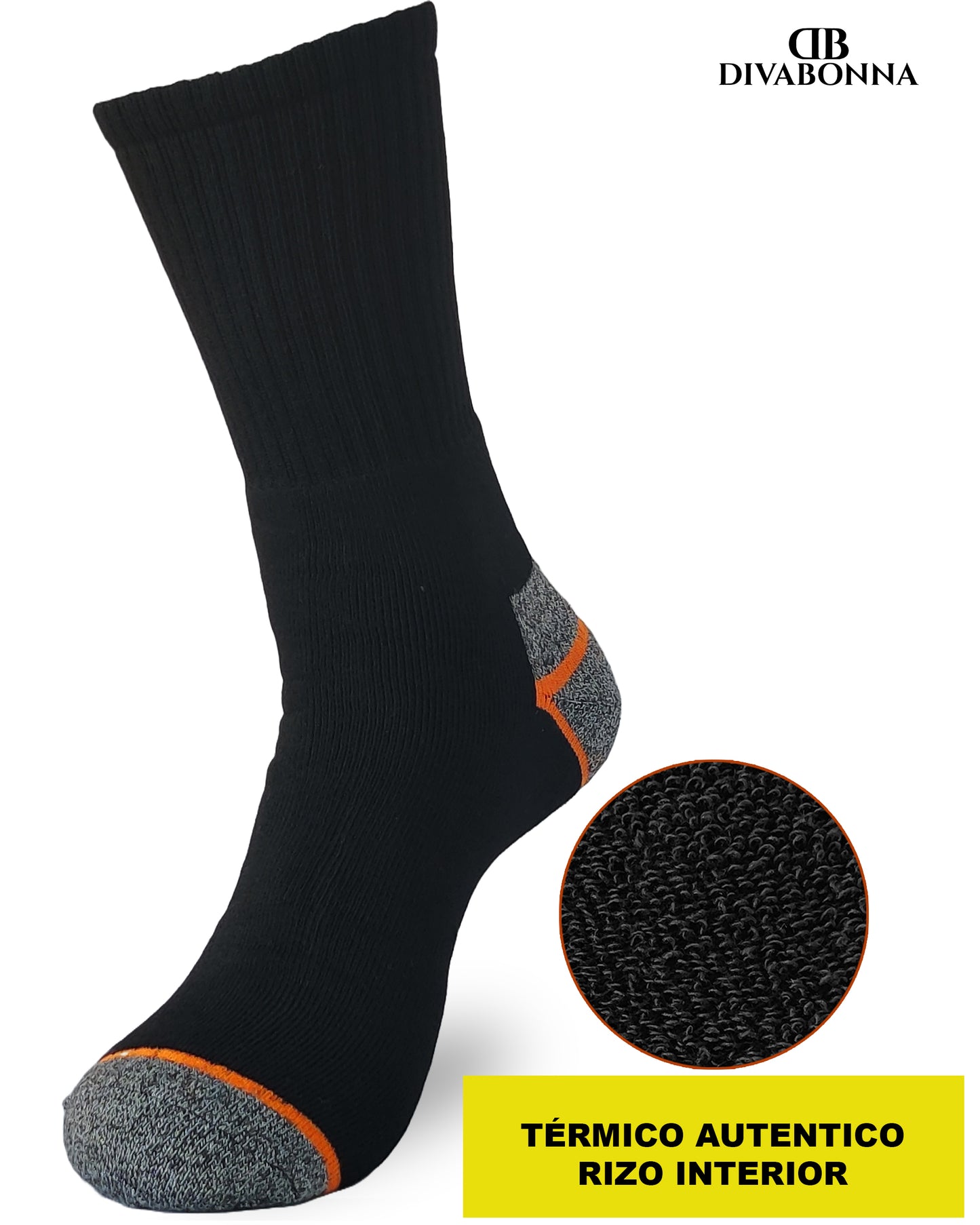 DIVABONNA 6 Pares Calcetines Trabajo Hombre – Calcetines Térmicos Hombre